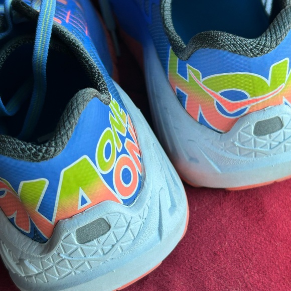 Hoka One One Blue and Pink Sneakers - Picture 6 of 9